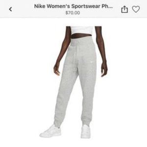 Nike Grey Heather Sweatpants, Medium Women’s